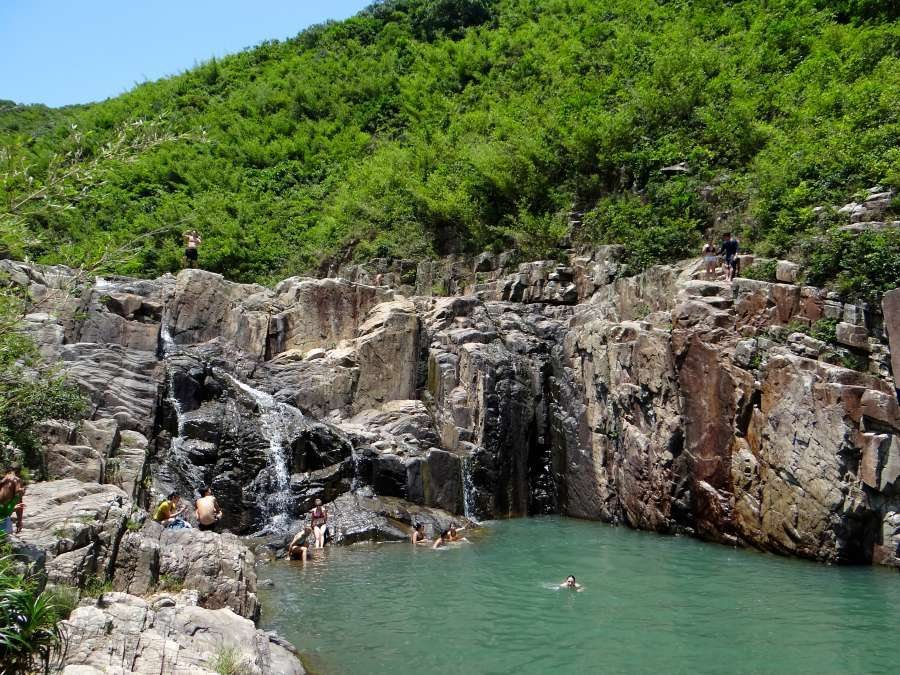 waterfall in Tai Long Wan