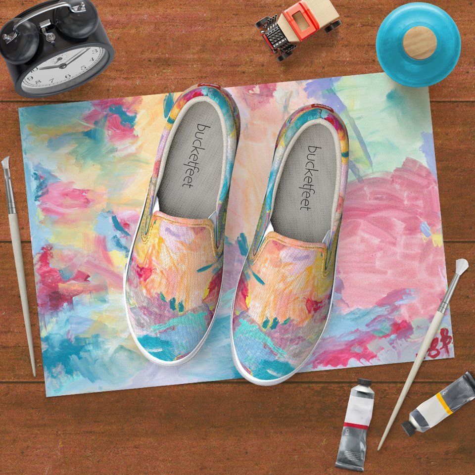Bucketfeet shoes for art