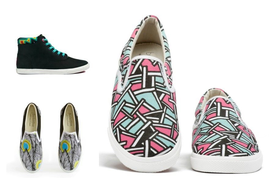 High-top and slip-on shoe styles