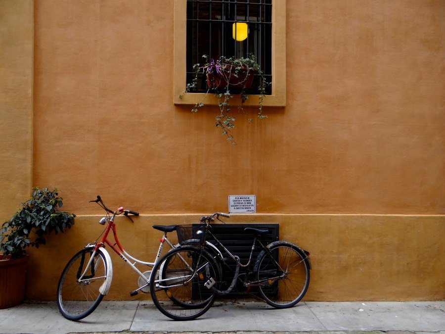 Beautiful Bikes and Pretty Italian Streets