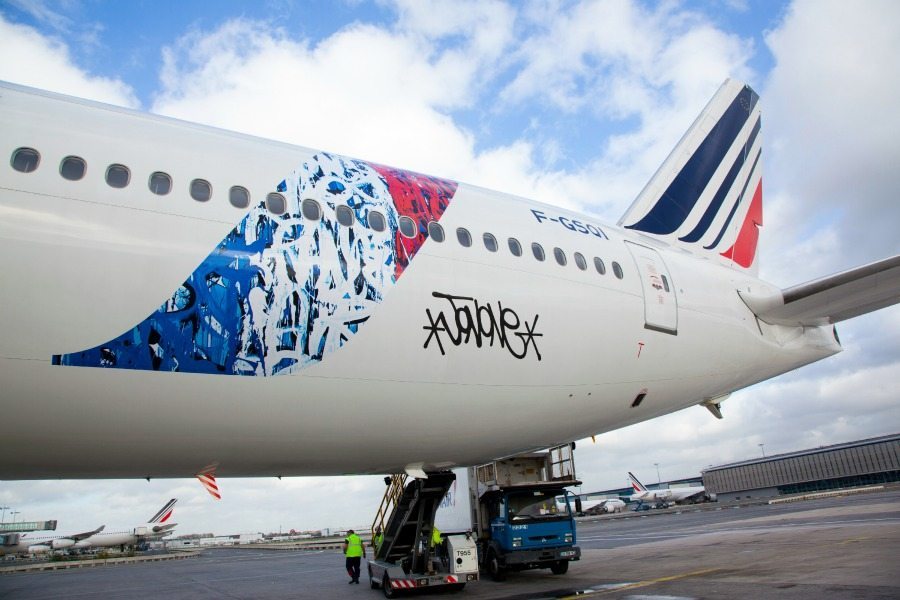 Air France Partners with Street Artist